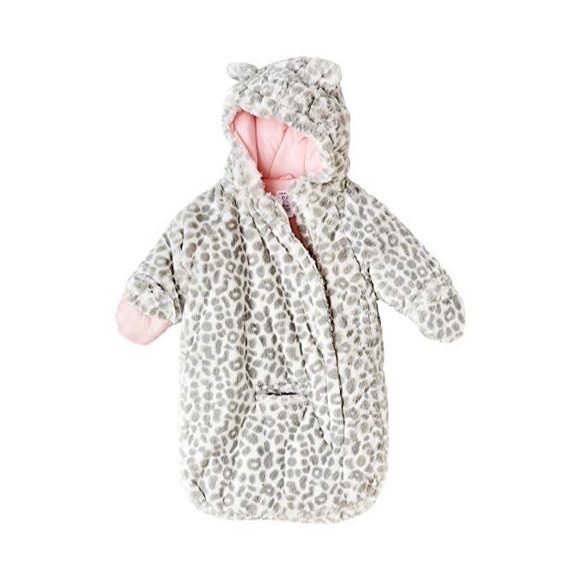 Carter’s Faux Fur Cheetah Pram Bag NWT - Picture 1 of 8